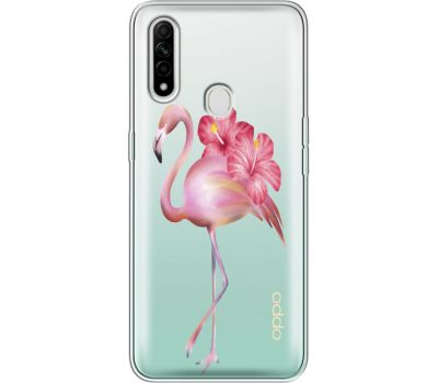 Силіконовий чохол BoxFace OPPO A31 Floral Flamingo (39939-cc12)