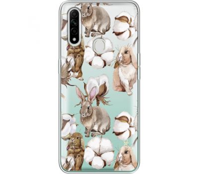 Силіконовий чохол BoxFace OPPO A31 Cotton and Rabbits (39939-cc49)