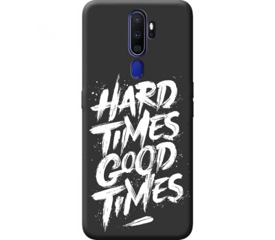 Силіконовий чохол BoxFace OPPO A5 2020 hard times good times (40393-bk72)