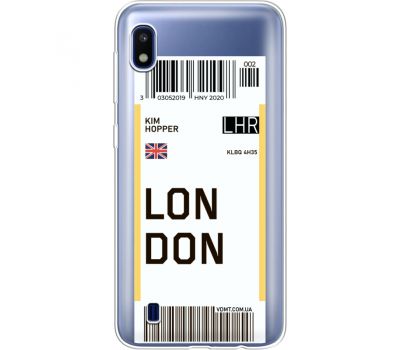 Силіконовий чохол BoxFace Samsung A105 Galaxy A10 Ticket London (36868-cc83)