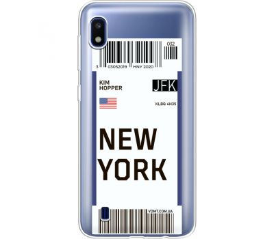 Силіконовий чохол BoxFace Samsung A105 Galaxy A10 Ticket New York (36868-cc84)