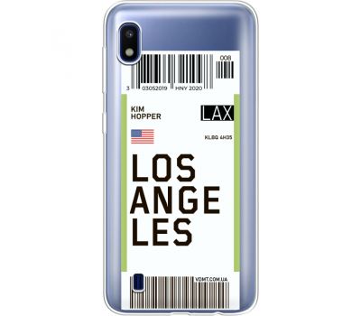 Силіконовий чохол BoxFace Samsung A105 Galaxy A10 Ticket Los Angeles (36868-cc85)