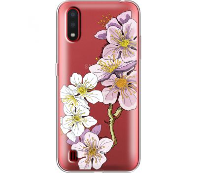 Силіконовий чохол BoxFace Samsung A015 Galaxy A01 Cherry Blossom (38841-cc4)