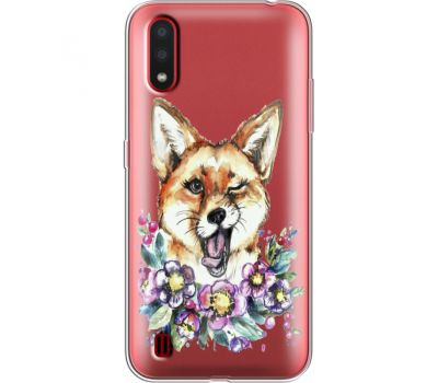 Силіконовий чохол BoxFace Samsung A015 Galaxy A01 Winking Fox (38841-cc13)