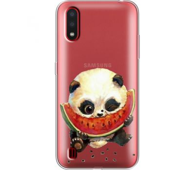 Силіконовий чохол BoxFace Samsung A015 Galaxy A01 Little Panda (38841-cc21)