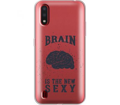 Силіконовий чохол BoxFace Samsung A015 Galaxy A01 Sexy Brain (38841-cc47)