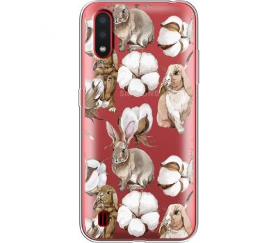 Силіконовий чохол BoxFace Samsung A015 Galaxy A01 Cotton and Rabbits (38841-cc49)