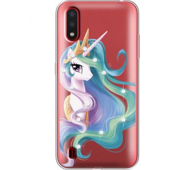 Силіконовий чохол BoxFace Samsung A015 Galaxy A01 Unicorn Queen (938841-rs3)