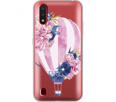 Силіконовий чохол BoxFace Samsung A015 Galaxy A01 Pink Air Baloon (938841-rs6)