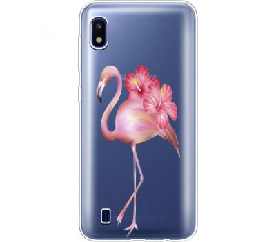 Силіконовий чохол BoxFace Samsung A105 Galaxy A10 Floral Flamingo (36868-cc12)