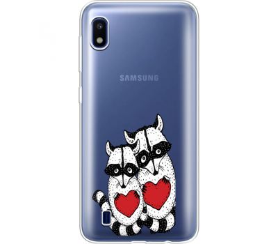 Силіконовий чохол BoxFace Samsung A105 Galaxy A10 Raccoons in love (36868-cc29)