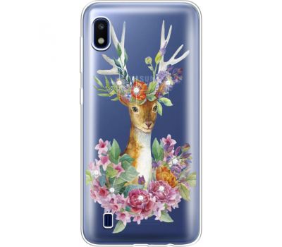 Силіконовий чохол BoxFace Samsung A105 Galaxy A10 Deer with flowers (936868-rs5)