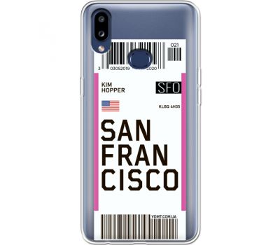 Силіконовий чохол BoxFace Samsung A107 Galaxy A10s Ticket  San Francisco (37945-cc79)