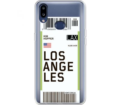 Силіконовий чохол BoxFace Samsung A107 Galaxy A10s Ticket Los Angeles (37945-cc85)