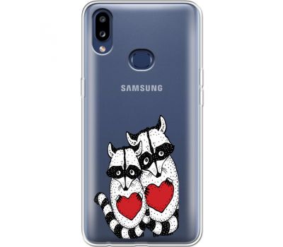 Силіконовий чохол BoxFace Samsung A107 Galaxy A10s Raccoons in love (37945-cc29)