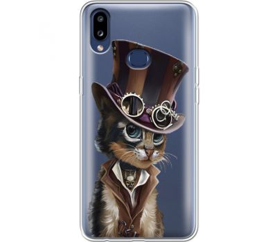 Силіконовий чохол BoxFace Samsung A107 Galaxy A10s Steampunk Cat (37945-cc39)