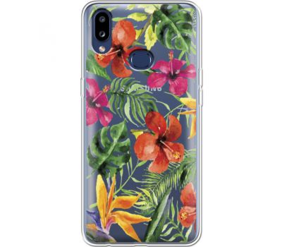 Силіконовий чохол BoxFace Samsung A107 Galaxy A10s Tropical Flowers (37945-cc43)