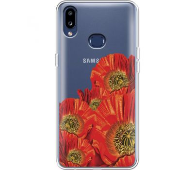 Силіконовий чохол BoxFace Samsung A107 Galaxy A10s Red Poppies (37945-cc44)