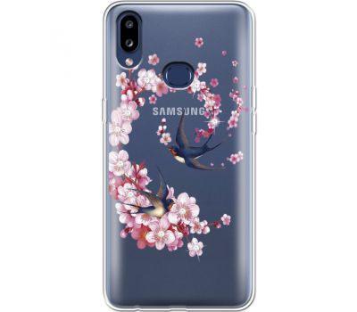 Силіконовий чохол BoxFace Samsung A107 Galaxy A10s Swallows and Bloom (937945-rs4)