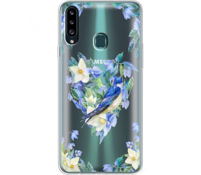 Силіконовий чохол BoxFace Samsung A207 Galaxy A20s Spring Bird (38126-cc96)