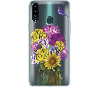 Силіконовий чохол BoxFace Samsung A207 Galaxy A20s My Bouquet (38126-cc20)