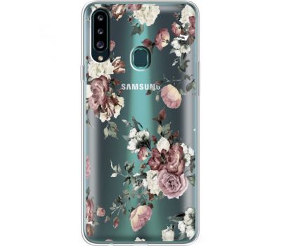 Силіконовий чохол BoxFace Samsung A207 Galaxy A20s Roses (38126-cc41)