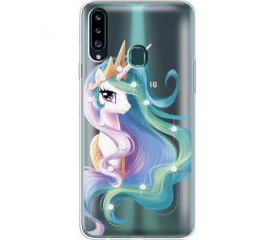 Силіконовий чохол BoxFace Samsung A207 Galaxy A20s Unicorn Queen (938126-rs3)