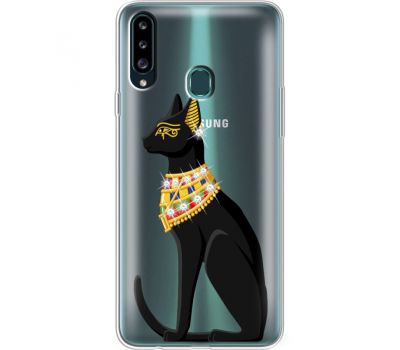 Силіконовий чохол BoxFace Samsung A207 Galaxy A20s Egipet Cat (938126-rs8)