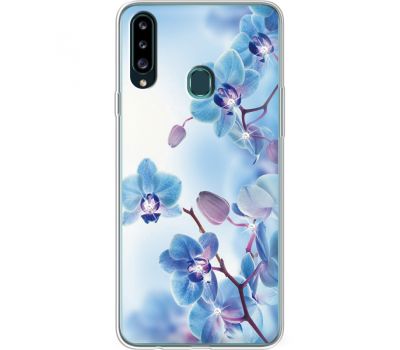 Силіконовий чохол BoxFace Samsung A207 Galaxy A20s Orchids (938126-rs16)