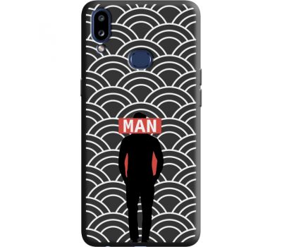 Силіконовий чохол BoxFace Samsung A107 Galaxy A10s Man Pattern (38151-bk52)