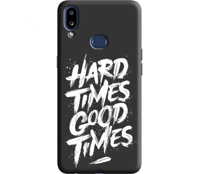 Силіконовий чохол BoxFace Samsung A107 Galaxy A10s hard times good times (38151-bk72)
