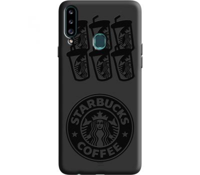 Силіконовий чохол BoxFace Samsung A207 Galaxy A20s Black Coffee (38155-bk41)