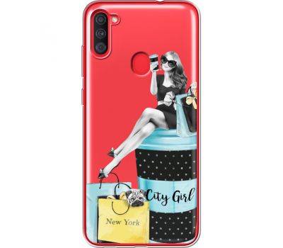 Силіконовий чохол BoxFace Samsung A115 Galaxy A11 City Girl (39629-cc56)