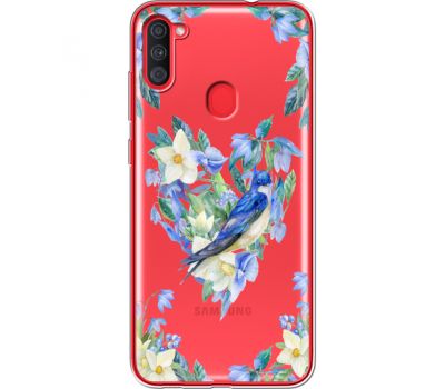 Силіконовий чохол BoxFace Samsung A115 Galaxy A11 Spring Bird (39629-cc96)