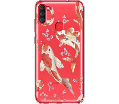 Силіконовий чохол BoxFace Samsung A115 Galaxy A11 Japanese Koi Fish (39629-cc3)