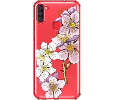 Силіконовий чохол BoxFace Samsung A115 Galaxy A11 Cherry Blossom (39629-cc4)