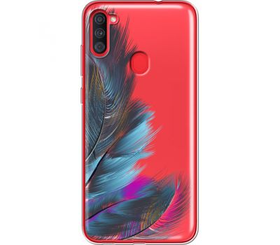 Силіконовий чохол BoxFace Samsung A115 Galaxy A11 Feathers (39629-cc48)