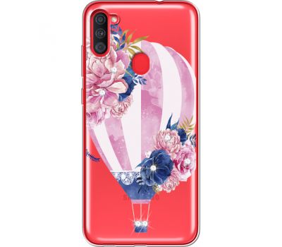 Силіконовий чохол BoxFace Samsung A115 Galaxy A11 Pink Air Baloon (939629-rs6)