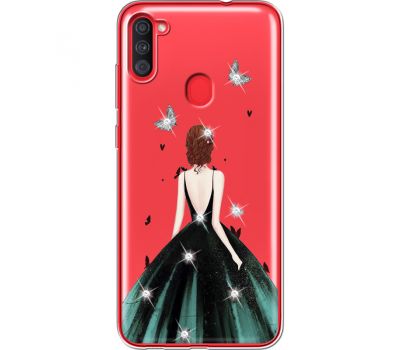 Силіконовий чохол BoxFace Samsung A115 Galaxy A11 Girl in the green dress (939629-rs13)