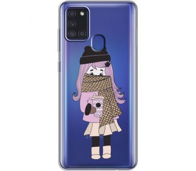 Силіконовий чохол BoxFace Samsung A217 Galaxy A21s Winter Morning Girl (40008-cc61)