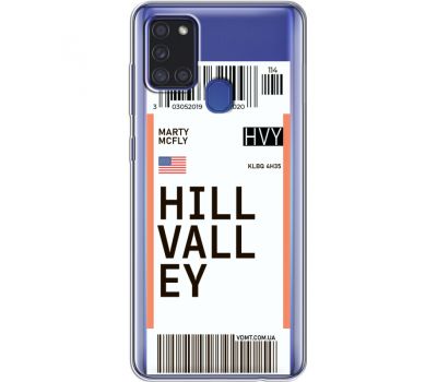 Силіконовий чохол BoxFace Samsung A217 Galaxy A21s Ticket Hill Valley (40008-cc94)