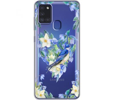 Силіконовий чохол BoxFace Samsung A217 Galaxy A21s Spring Bird (40008-cc96)*