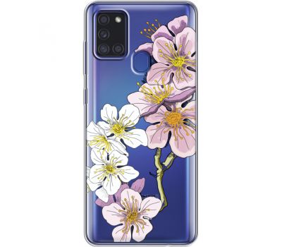 Силіконовий чохол BoxFace Samsung A217 Galaxy A21s Cherry Blossom (40008-cc4)