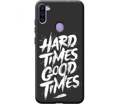 Силіконовий чохол BoxFace Samsung A115 Galaxy A11 hard times good times (40218-bk72)