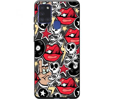 Силіконовий чохол BoxFace Samsung A217 Galaxy A21s Rock Graffiti (40315-bk57)