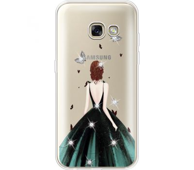 Силіконовий чохол BoxFace Samsung A320 Galaxy A3 2017 Girl in the green dress (935989-rs13)