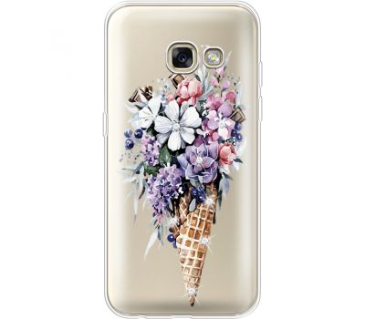 Силіконовий чохол BoxFace Samsung A320 Galaxy A3 2017 Ice Cream Flowers (935989-rs17)