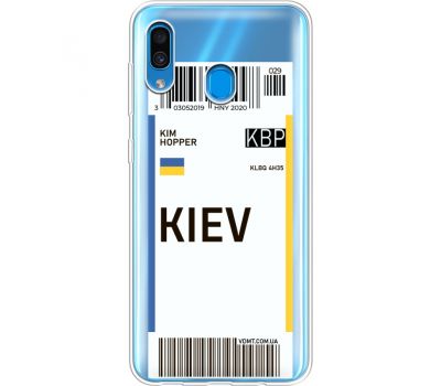 Силіконовий чохол BoxFace Samsung A305 Galaxy A30 Ticket Kiev (36418-cc88)