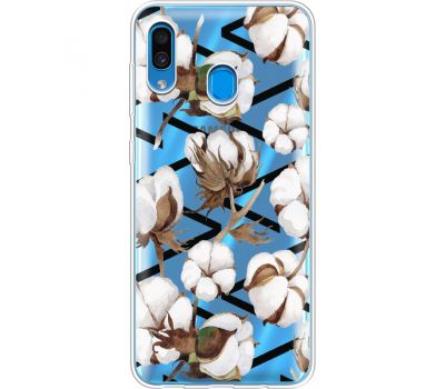 Силіконовий чохол BoxFace Samsung A305 Galaxy A30 Cotton flowers (36418-cc50)