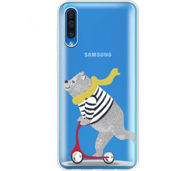 Силіконовий чохол BoxFace Samsung A505 Galaxy A50 Happy Bear (36420-cc10)